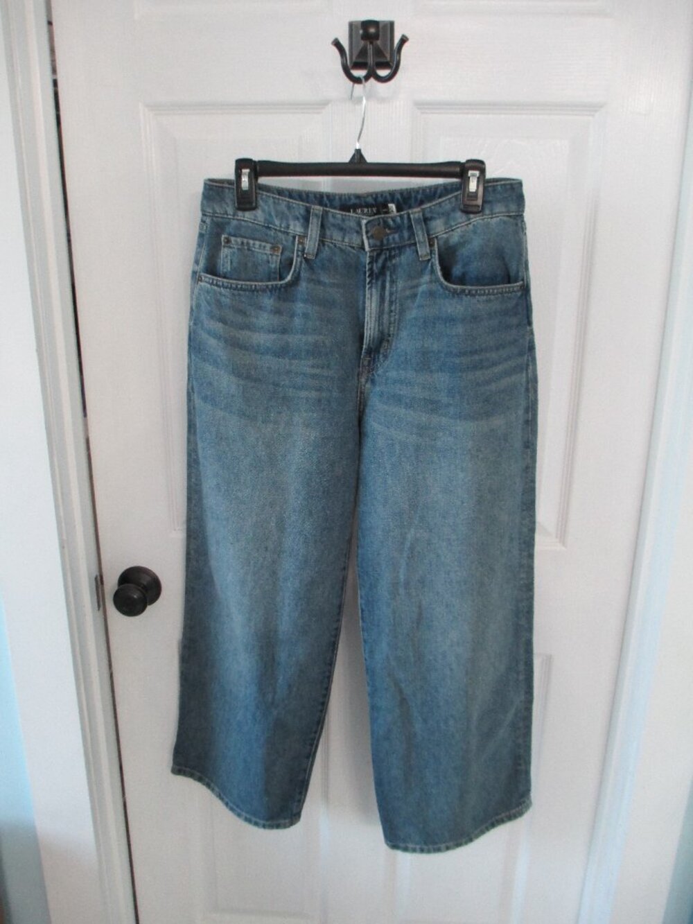 Ralph Lauren wide cropped jeans